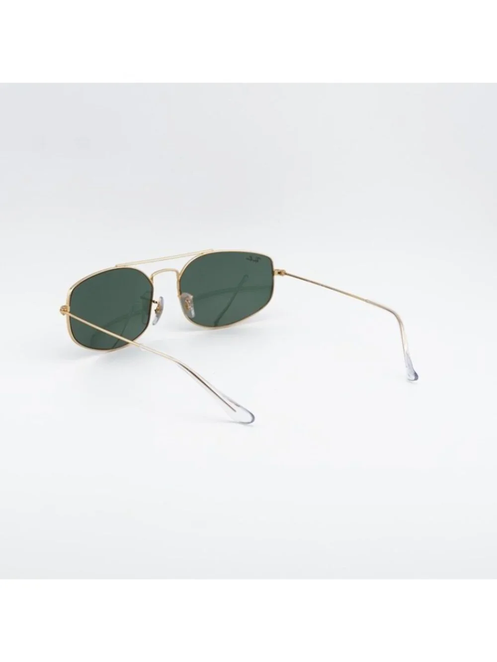 Ray-Ban RB3845 919631 Sunglasses Legend Gold Square Frame, G-15 Green Lenses
